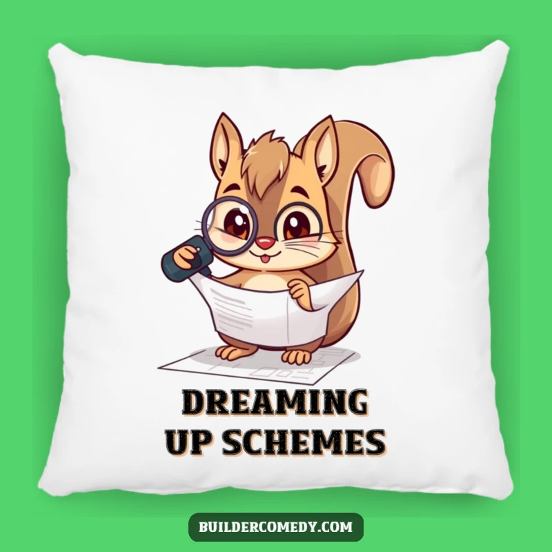 Cozy Funny Squirrel Pillow: Soft, Humorous Decor, Perfect Gift for Study Nooks