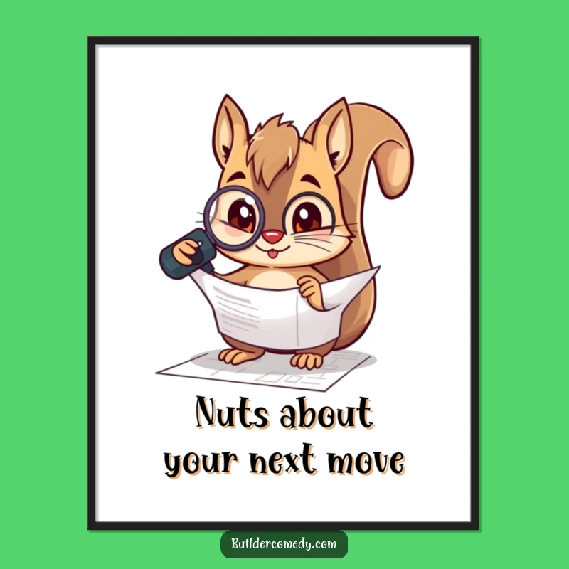 Funny Free Printable Squirrel Wall Art: Humorous DIY Downloadable Decor